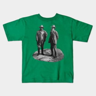 Theodore Roosevelt & John Muir at Glacier Point Kids T-Shirt